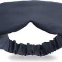 Infinity Travel - Bamboo Sleep Mask - Silky Soft Eye Mask - Comfortable - 100% Light Blocking Night - Machine Washable (Midnight Grey)