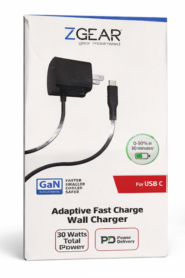 ZGEAR Adaptive Fast Charge Wall Charger