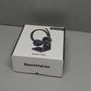 (Upgraded Version) Wireless Headset, Bluetooth Headset with Noise Cancelling Microphone, Best Headphones with Mic Mute & USB Dongle for PC/Computer/Laptop/Cell Phones/Remote Work/Call Center (Black)