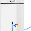 Dehumidifiers for Home, PLUSCENT 1000 Sq.ft Quiet Dehumidifier with Drain Hose for Basement Bedroom Bathroom RV Closet, with 88 OZ Water Tank, Auto Defrost, Auto Shut Off, Sleep Mode, 7 Colors LED