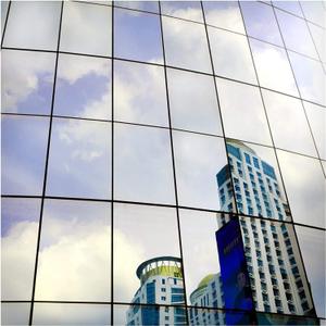 BDF S05 Window Film Daytime Privacy and Heat Control Mirror Silver 5 (Very Dark) - 36in X 12ft