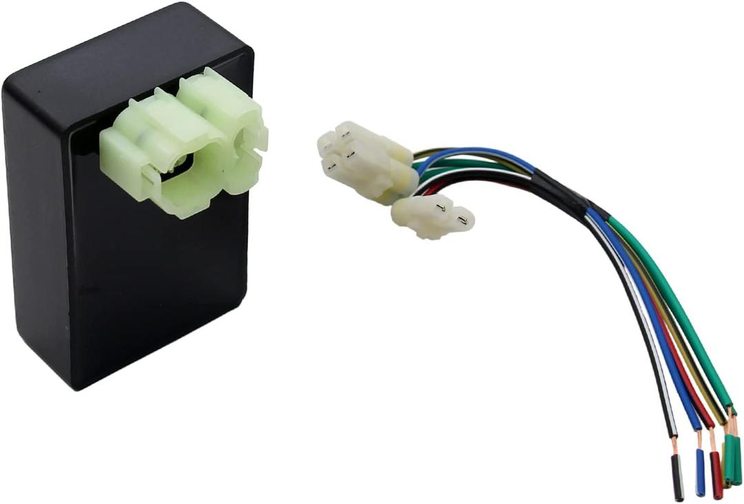 6 Pin DC CDI Box CDI Cable Wire Adapter Connector Plug For GY6 4 Stroke 50cc 125cc 150cc Scooter Moped Taotao ATV Quad Go Kart Bike (DC-GY6-S)