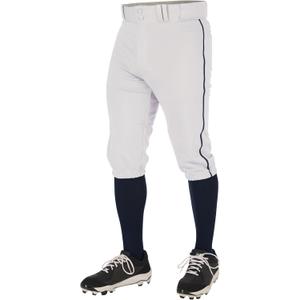 Champro Boys Triple Crown 2.0 Baseball Knickers with Braid (White, XL)