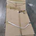 Stainless Steel Utility Sink with Retractable Hot & Cold Faucet, 47.2" Free Standing Single Bowl Sink with Drainboard for Kitchen, Laundry Room, Garage, Farmhouse (Silver)