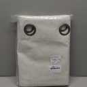 NICETOWN Natural 100% Blackout Linen Curtains 84 inch Long Burg for Living Room, 2 Panels, 52" Wide, Farmhouse Thick Completely Blackout Window Treatment Thermal Insulated Warm Drapes for Winter