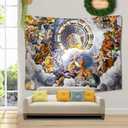 UHOMETAP Greek Mythology Tapestry Artwork Wall Hanging Ceiling Fine Versailles Greek Mythology Tapestries Mattress Tablecloth Curtain Home Decor 80x60 Inches GTWYUH263