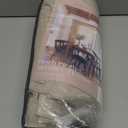 Taupe 60 Inch Wide Curtains 96 Inches Long for Living Room Light Filtering Semi Sheer Modern Farmhouse Pleated Curtain with Hooks Rings for Patio Sliding Door Large Window Burlywood Birch 1 Panel