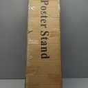 WHAUU Display Stand Sign Holder,Heavy Duty Adjustable Pedestal Sign Stand Up to 75 inch,Double-Sided for Board & Foam Sign,Sign Stand with Base,Fit Wedding,Restaurant or Business(Poster not Included)