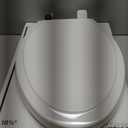 KOHLER 4734-RL-0 Rutledge ReadyLatch Soft Close Elongated Toilet Seat, Quiet-Close Lid Grip-Tight Bumpers, Installation Hardware, Home Essentials, White