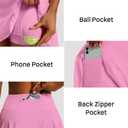 Women's High Waist Pleated Tennis Skirt with 4 Pockets Lightweight Athletic Golf Skorts Skirts for Running Workout