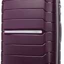Samsonite Freeform Large Checked Luggage with Dual 360 Spinner Wheels - TSA Lock, Airline-Approved - Lightweight Durable Polypropylene Expandable Hardshell - Amethyst Purple