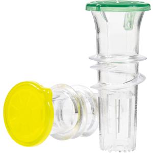 YZC Lemon Squeezer  2-Pack Lemon-Juicer  BPA-Free Plastic Lime Juicer Compact Juice Extractor Citrus Press with Lid  Squeeze Lime for Cocktails, Drinks