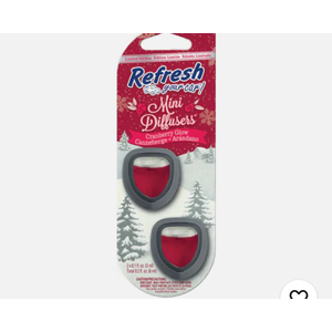 Refresh Your Car! Mini Diffuser - Car Air Fresheners, Cranberry Glow