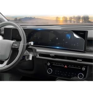 CDEFG 2Pcs for 2025 2026 Hyundai Ioniq 9 Screen Protectors, 12.3 Inch Touchscreen All-in-One Ioniq9 (S, SE, SEL, Limited, Calligraphy) Accessories Nano Film