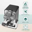 AUTOBABA Pressure Switch Compatible with Condor MDR 11/11 EA 26 AMPS 120/240 Volts 120-155 PSI 4 Port with Bleeder 220 Volts 110 Volts