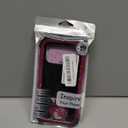 Hocase for iPhone 17 Pro Max Case, Heavy Duty Shockproof Protection Soft Silicone Rubber+Hard Plastic Bumpers Hybrid Protective Case for iPhone 17 Pro Max 2025 - Royal Purple Flowers