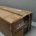 SUPERJARE Triple 4 Tier Bookshelf, Bookcase with 11 Open Display Shelves, Wide Book Shelf Book Case for Home & Office, Rustic Brown