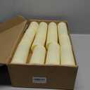 YOROXRG Set of 24 Waterproof Outdoor Flameless Candles, LED Candles with 4 Remote and Timer,(H 4" 5" 6" x D 2.2"),for Halloween Wedding Festiv