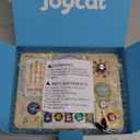 JoyCat Busy Board with Led Light, Toddler Toys for 1 2 3 4 Year Old Boys and Girls, Wooden Sensory Toys with Music, Travel Toy for Toddlers 1-3, Birthday Presents (Yellow)