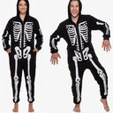 Funziez! Slim Fit Adult Onesie - Animal Halloween Costume - Plush Unisex One Piece Cosplay Suit for Women and Men S