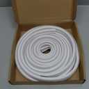 16.4ft/5m Silicone Soft LED Channel System, Flexible U Shape Tube LED Light Strip Silicone Cover for Living Room, Kitchen, Patio and Other Outdoor Ambient Decor, No Light Strip (15 x 10mm)