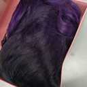 NAYOO Long Ombre Purple Wavy Wig for Women 26 Inch Middle Part Curly Wavy Wig Natural Looking Synthetic Heat Resistant Fiber for Daily Party (Ombre Purple)