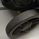 UPPAbaby Minu V3 Travel Stroller | Lightweight + Compact Design | One-Hand Fold + Unfold | from Birth + Overhead Compatible | Jake (Charcoal/Carbon Frame/Black Leather)