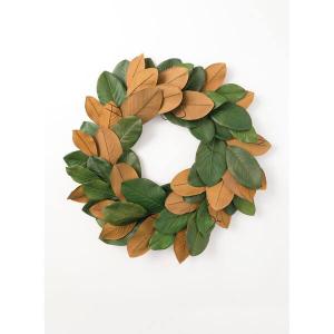 28 in. Artificial Magnolia Leaf Wreath