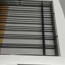 LZRS 3-Panel Freestanding Foldable Wooden Dog Gate Solid Wood & Steel Wire Chew-Resistant Indoor Safety Pet Fence for Doorways & Stairs, Ideal for Small to Medium Dogs & Puppies, White