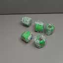 COMOmed Self Adherent Cohesive Bandage 2"x5 Yards First Aid Bandages Stretch Sport Athletic Wrap Vet Tape for Wrist Ankle Sprain and Swelling,Light Green(5 Rolls)