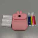 Kids Camera Instant Print: Gleeglee 1080P Kids Instant Print Camera - 32G SD Card - Lanyard - Christmas Birthday Gifts for Girls Boys - Portable Toy for 3 4 5 6 7 8 9 10 Years Old, Pink Rabbit