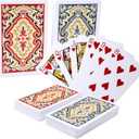 Playing Cards 2 Pack - HD Waterproof Standard Poker,Game for Family Games,Parties and Gatherings (Yellow & Blue)