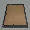 AEVETE 5x7 Picture Frames Double Hinged Wood Folding Photo Frames Vertical with Plexiglass Front, Black