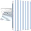 TopPerfekt Case for iPad 11th (A16) 11-inch 2025 / 10th Generation 10.9-inch 2022, Striped Cute Style Case Shockproof Auto Sleep/Wake 360 Degree Rotation Stand Cover Clear Back- Blue