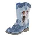 Disney Frozen Cowgirl Western Boots - Elsa and Anna Cowboy Boot - Blue (Size 10 Toddler)