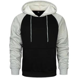 LBL Leading the Better Life Men's Solid Pullover Hoodies Sports Soft Blend Fleece Hooded Sweatshirts with Kangaroo Pocket XXL