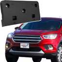 ABS Front License Plate Holder Compatible with 2017-2019 Ford Escape, Anti-Vibration License Plate Mounting Bracket, Rust-Proof Replacement Frames with Screws, Quick Installation