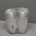 50 Pack 8oz Disposable Clear Plastic Cups with Dome Lids(Hole in the Lid),PET Dessert Cups, Disposable Snack Bowls for Ice Cream, Cake, Fruit, Parfait, Pudding and Jello Shot