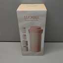 LUCKBEE Portable Breastmilk Cooler - 16oz Breast Milk Cooler Bottle with LCD Temp Display Cooling up to 24 Hours, Breastmilk Chiller with 2pcs Milk Storage Bottles, Breastfeeding Essentials for Baby (Green)