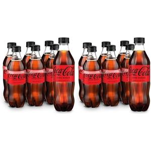 Coke Zero Sugar Diet Soda Soft Drink, 16.9 fl oz, 12 Pack, BB: Dec 29/25