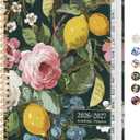 Planner 2026-2027, Academic Year Monthly and Weekly Calendar Planner, Jul 2026 - Jun 2027, Hardcover Teacher Student Planning Agenda book with Tabs, Perfect for School Office Supplies, 6.3" x 8.5" - Colorful Painting