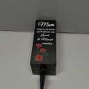 Geosar Mom Cemetery Vases for Grave Metal Cemetery Grave Flower Vase Memorial Flower Holder with Spike Mom Floral Graveyard Decorations for Burial Ground Lawn Yard Funeral Favors