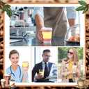 Disposable Coffee Cup Sleeves Corrugated Kraft Paper Coffee Cup Sleeves Holder Protective Insulated Heat Espresso ForHot Drinks 8-24oz (Yellow, 200 Pcs)