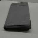 Amazon Basics Under Bed Fabric Zipper Blanket Storage Container Bags with Window and Handles, 2-Pack, 18 x 42 x 6 inches, Gray