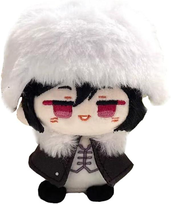 Anime Plush Doll Mini Pendant Cute Keychain Gift (White)