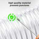 4"x10' Dust Collection Hose, 4 Inch Collector Flexible Tube with 2 1/2" Port Puncture Resistant PVC Dust Fume Collection Hose for Woodworking Welding Extraction Abrasion Resistant Heavy Duty Design