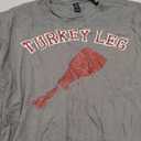 Turkey Leg T Shirt Distressed Vintage Look T-Shirt 2XL