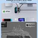 USB Charging Station for Multiple Devices Apple, TOPOINT 7 in 1 Power Strip with Wireless Charger for iPhone, 65W Fast Charging USB C Charger Block Phone for Samsung Android MacBook iPad Tablet