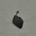 Car Front Right Bumper Tow Hook Cover for Audi Q7 2016 2017 2018 2019 Towing Eye Cap Trailer Cover 4M0807241 (Matte Black, Right Passenger Side)