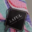 ZAFUL Women Strapless High Cut Bandeau Bikini Lace Up 2 Pieces Swimwear (Small)